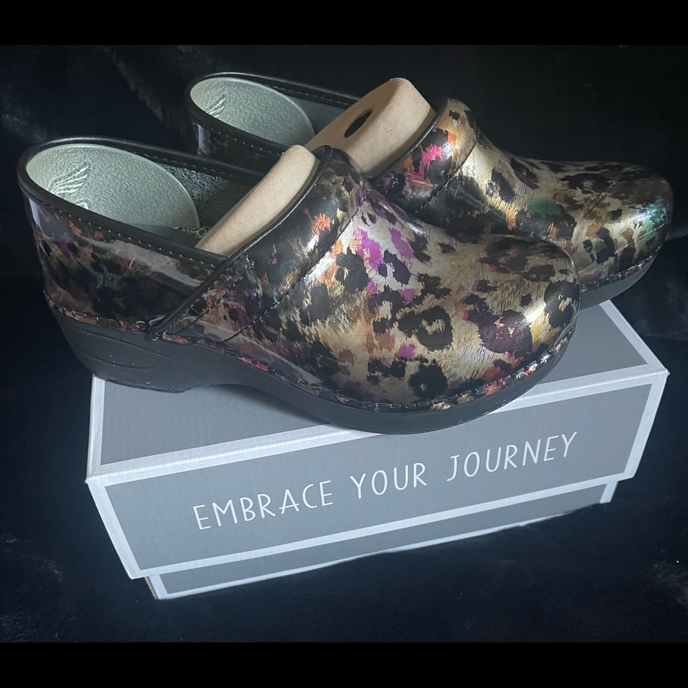 Dansko XP 2.0 Leopard Patent Multi